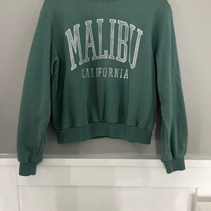 Malibu California Green Women's Sweater